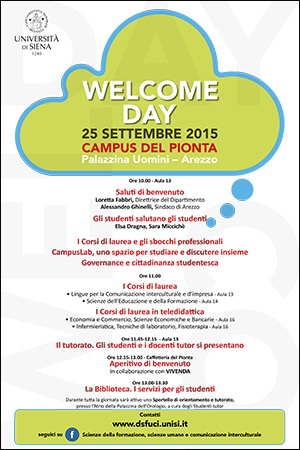 Welcome day Arezzo