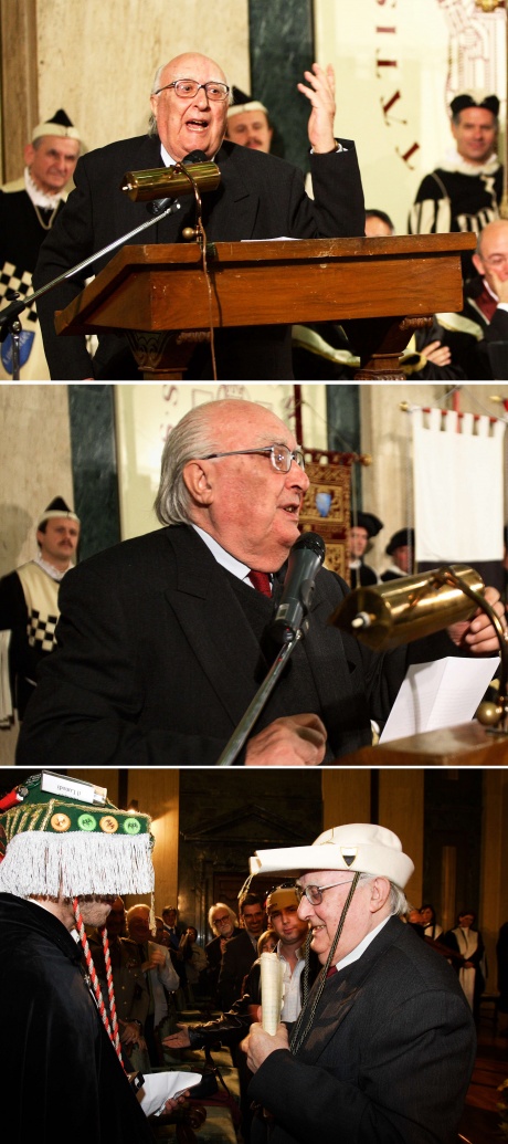 Immagini degli incontri in Ateneo con Andrea Camilleri Immagini degli incontri in Ateneo con Andrea Camilleri