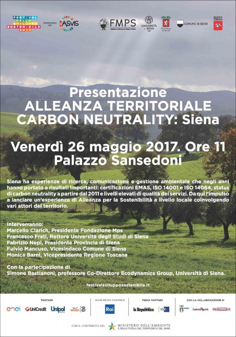 Presentazione alleanza territoriale "Carbon neutrality"