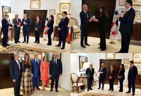 Ricevimento all'Ambasciata d'Italia a Panama Ricevimento all'Ambasciata d'Italia a Panama