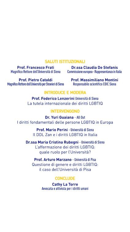Tavola rotonda online “#LGBTIQFreedomZone"