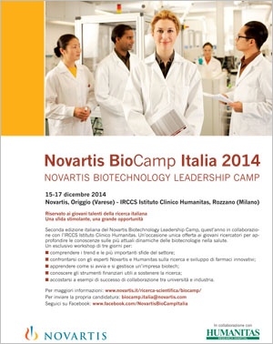 Novartis BioCamp Italia 2014