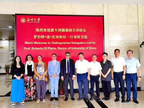 Delegazione dell’Università di Siena in visita in Cina