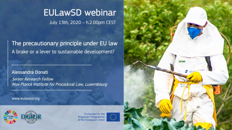 Webinar "The Precautionary Principle Under EU Law: a Brake or a Lever to Sustainable Development?”