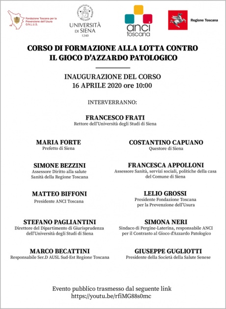 Locandina giornata inaugurale Locandina giornata inaugurale