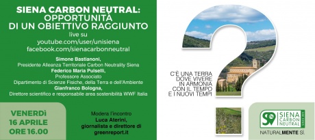 Siena Carbon Neutral: opportunità di un obiettivo raggiunto Siena Carbon Neutral: opportunità di un obiettivo raggiunto