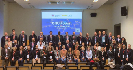 La prof.ssa Stefania Lamponi al workshop "CRUI4sport"