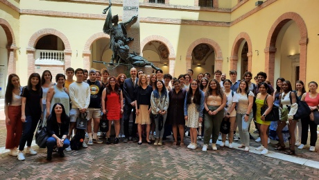 Gli studenti della Yale University all'Università di Siena