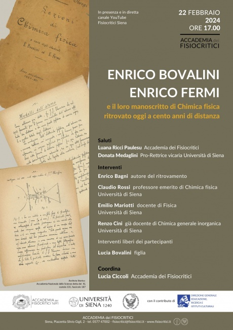 "Enrico Bovalini Enrico Fermi"
