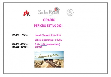 prenotazioni on line per accedere alla Sala Rosa