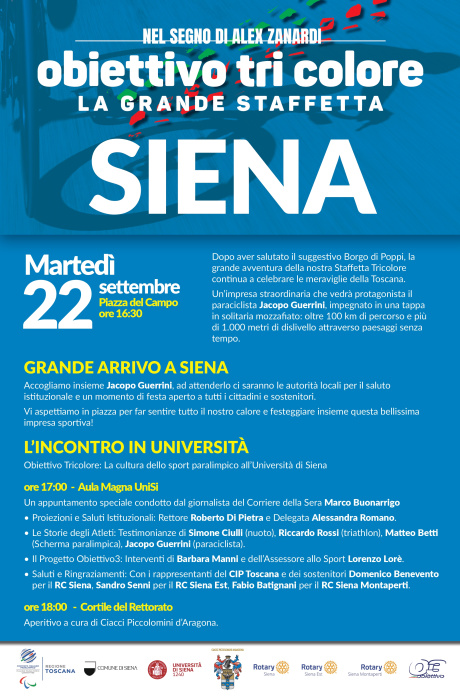 La cultura dello sport paralimpico all’Università di Siena La cultura dello sport paralimpico all’Università di Siena