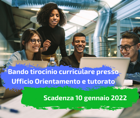  tirocinio formativo all’ufficio Orientamento e tutorato