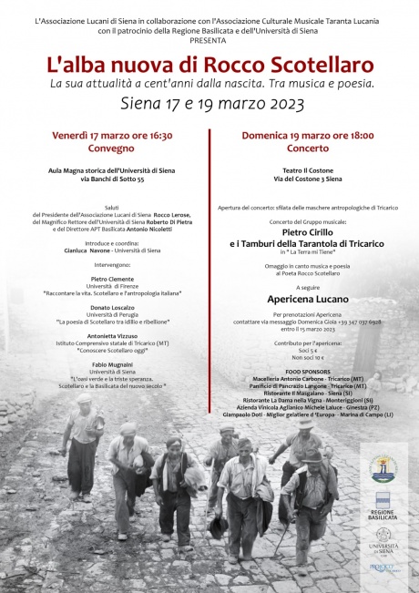 Convegno "L'alba nuova di Rocco Scotellaro"