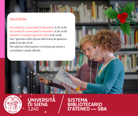 Festività natalizie 2025-2026: le strutture aperte e gli orari Festività natalizie 2025-2026: le strutture aperte e gli orari