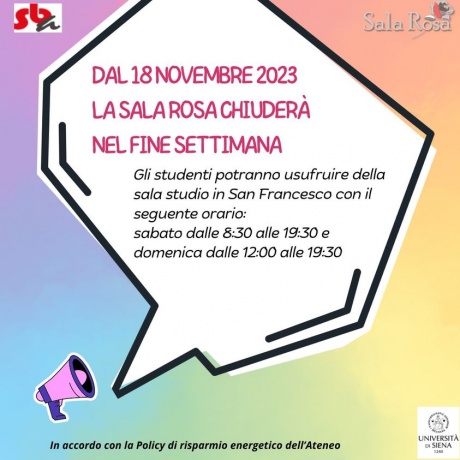 apertura Sala lettura della biblioteca di area economica