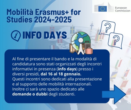 Info Days bando Erasmus