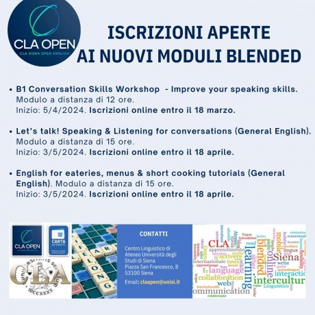 Progetto Cla Siena Open: aperte le iscrizioni