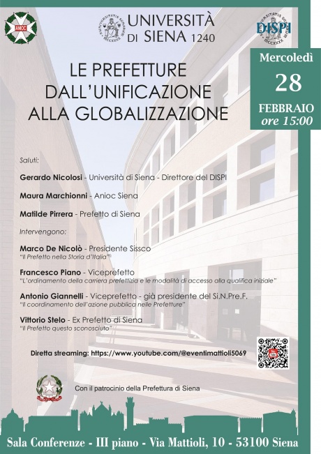 Le prefetture dall'unificazione alla globalizzazione