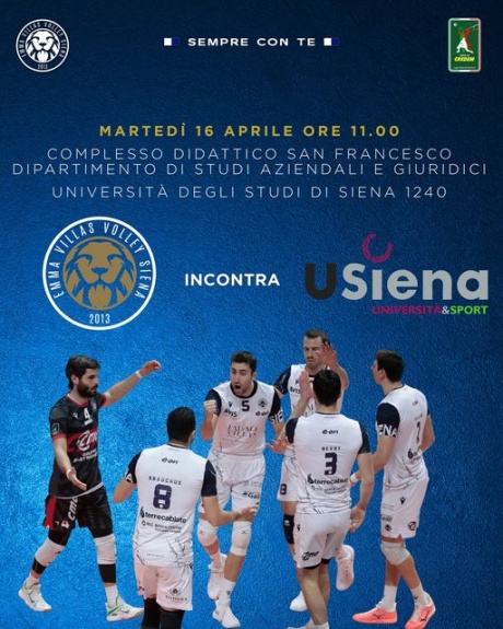 L'Emma Villas Volley Siena incontra la comunità studentesca