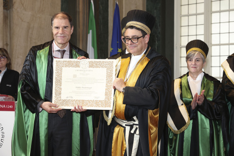 A Mathis Wackernagel la laurea magistrale ad honorem in Ecotossicologia