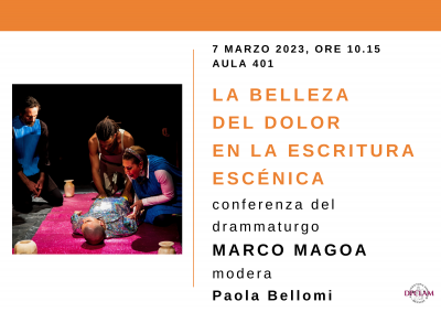 "La belleza del dolor en la escritura escénica"