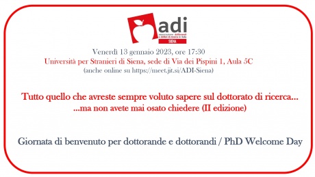 PhD Welcome Day