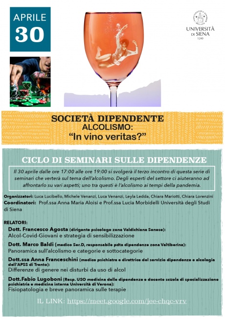 “Alcolismo: in vino veritas?” “Alcolismo: in vino veritas?”