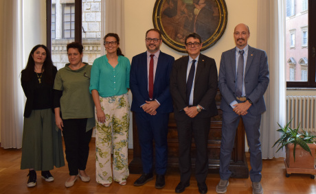 Il Rettore brasiliano Heron Laiber Bonadiman in visita all’Università di Siena