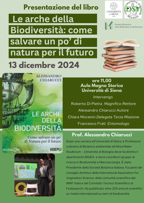  "Le arche della Biodiversità: come salvare un po' di natura per il futuro" 