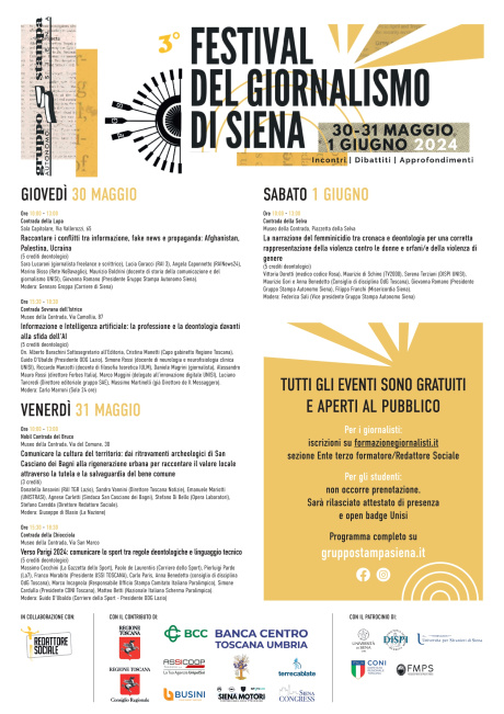 Festival del giornalismo di Siena