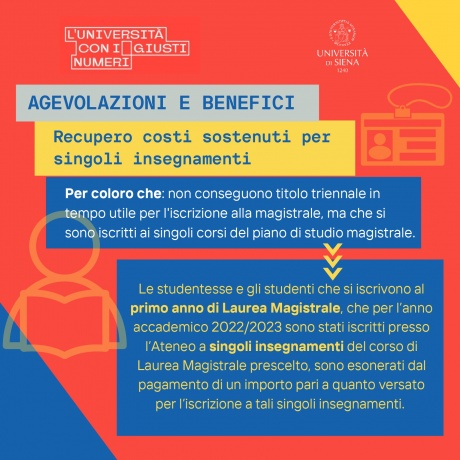 benefici studenti singoli corsi