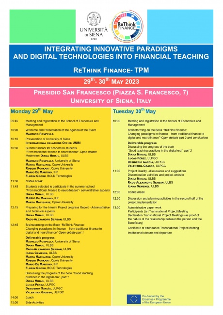 Convegno "Rethink Finance"