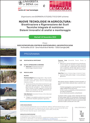  "Nuove tecnologie in agricoltura"