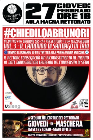 locandina #chiedilo a Brunori