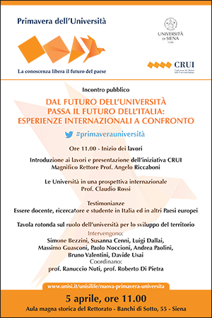 #primaverauniversità