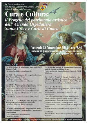  convegno "Cura e cultura: il progetto del patrimonio artistico dell'Azienda Ospedaliera S. Croce e Carle di Cuneo"