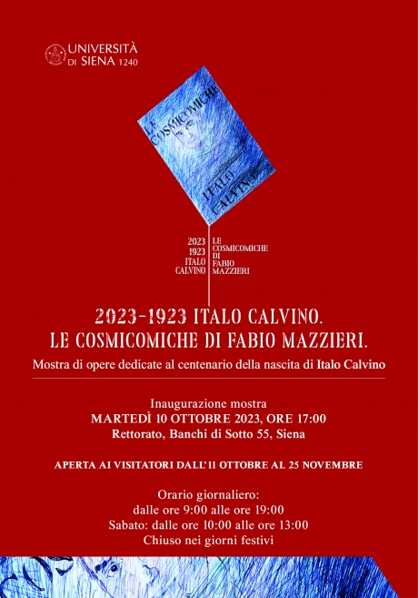 Inaugurazione della mostra "Le cosmicomiche" di Fabio Mazzieri