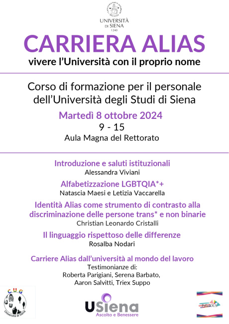 Carriera Alias – Vivere l’Università con il proprio nome Carriera Alias – Vivere l’Università con il proprio nome