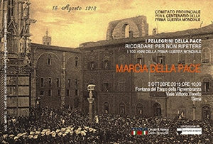 cartolina marcia della pace