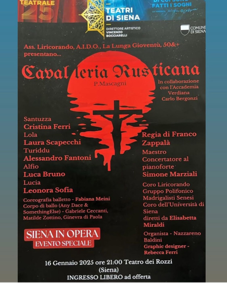 Il Coro Unisi partecipa alla rappresentazione della Cavalleria Rusticana