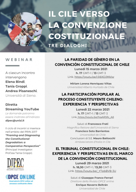 Il Cile verso la Convenzione costituzionale Il Cile verso la Convenzione costituzionale