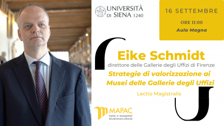 Lectio magistralis del Dott. Eike Schmidt Lectio magistralis del Dott. Eike Schmidt