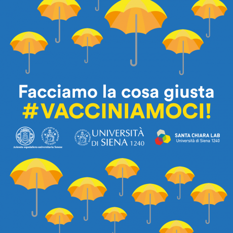 "Facciamo la cosa giusta. #Vacciniamoci"