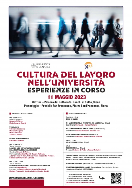 Cultura del lavoro nell'Università. Esperienze in corso