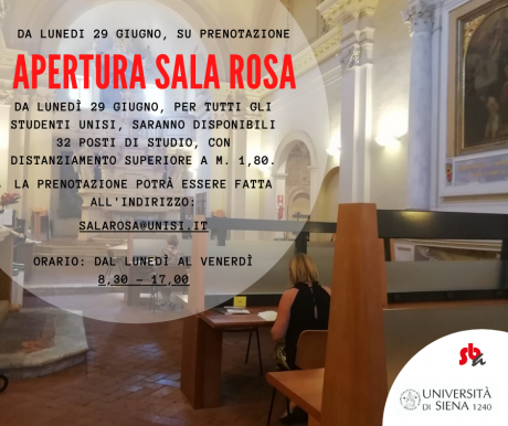 apertura Sala Rosa apertura Sala Rosa