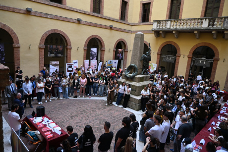 L'Università di Siena ha accolto le matricole in Rettorato