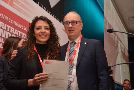 premio “Francesco Riitano”: premiazione dottoressa Manuela Pizzuti