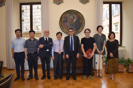 Incontri con delegazioni della Jiangnan University della Nanjing University