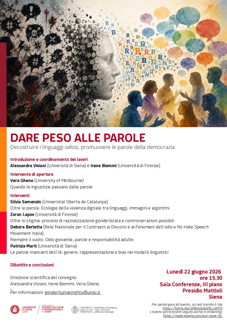Dare peso alle parole