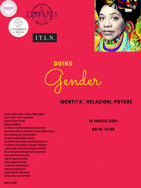 Convegno internazionale “Doing Gender. Identità, relazioni, potere”